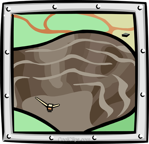 480x464 Gravel Pit Royalty Free Vector Clip Art Illustration Indu0955