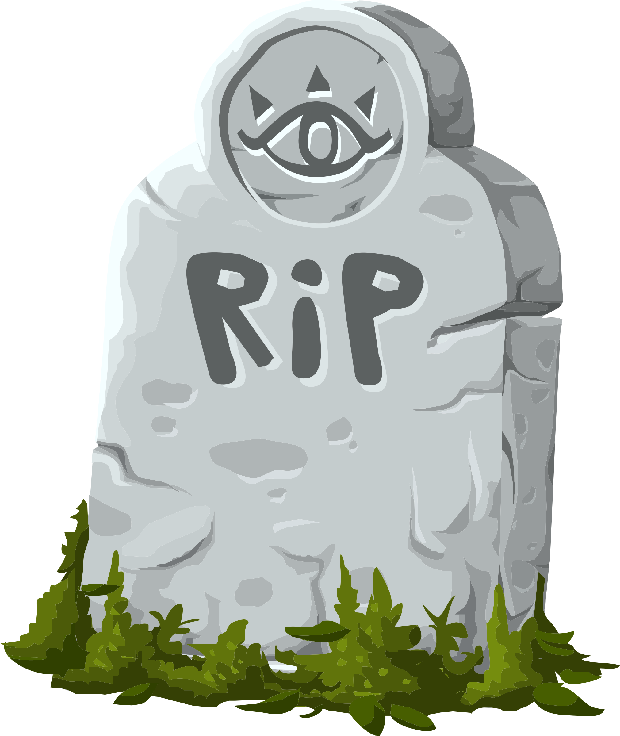 2022x2400 Rip Gravestone Marker Vector Clipart Image