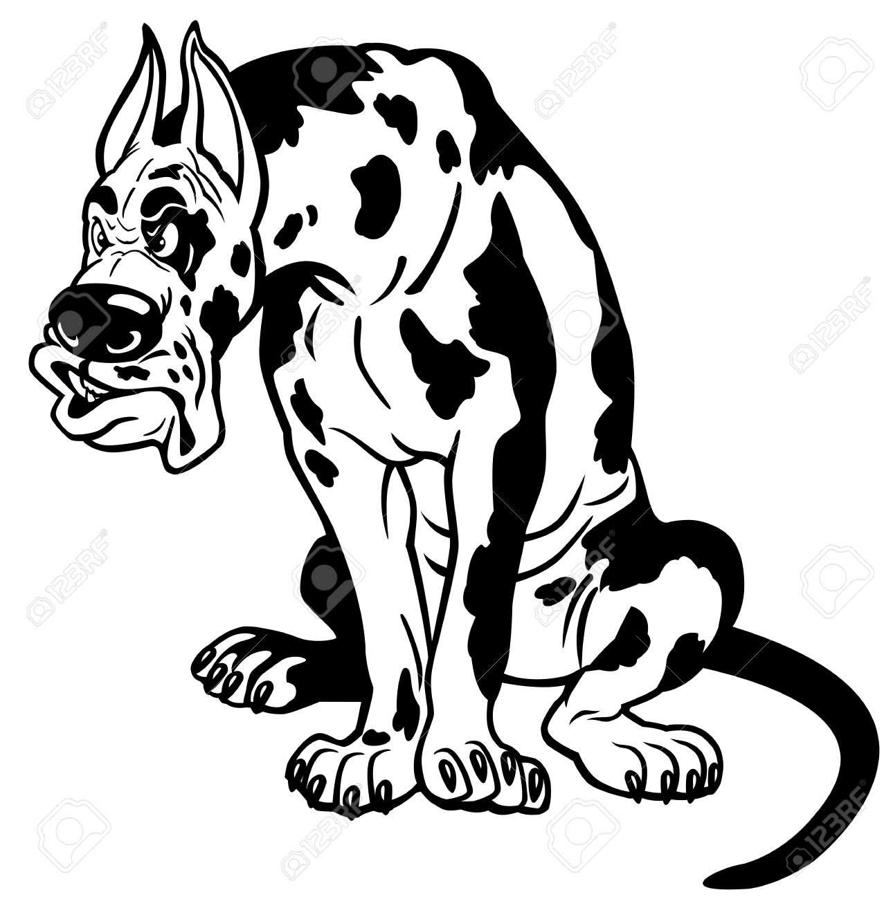 1290x1300 Great Dane Clipart Hound