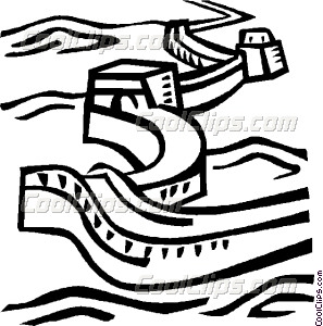 297x300 Great Wall Of China Vector Clip Art