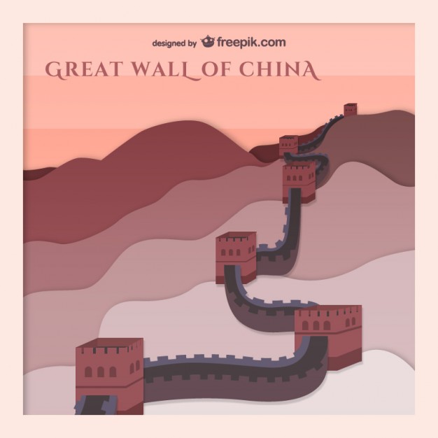 626x626 Chinese Great Wall Vector Free Download