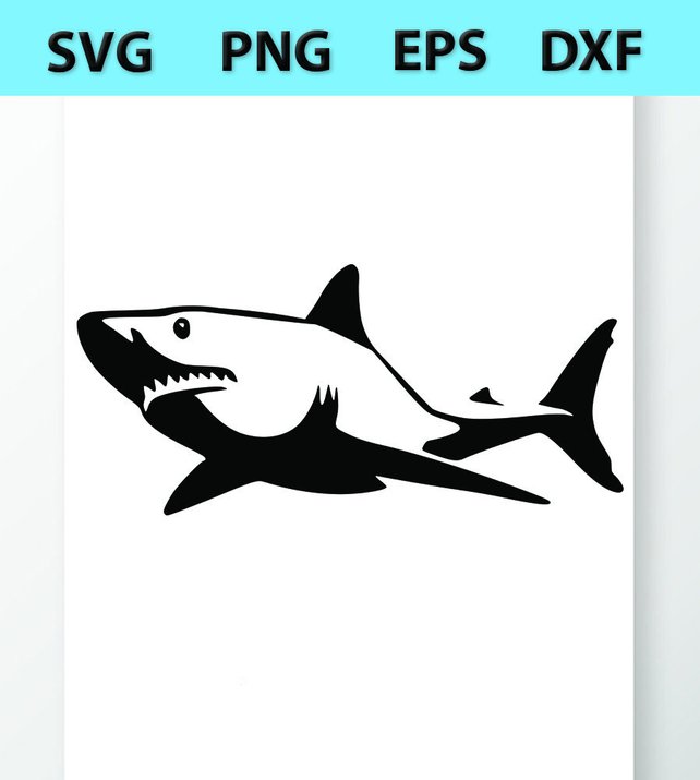 Great White Shark Vector at GetDrawings | Free download