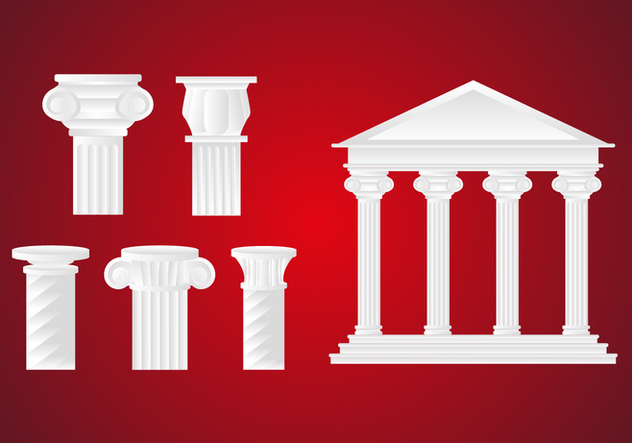 632x443 Roman Pillar Illustration Vector Free Vector Download 350331