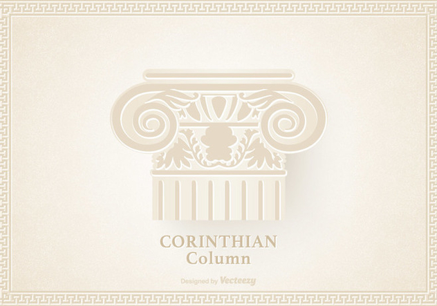 632x443 Capital Of The Corinthian Column Vector Free Vector Download