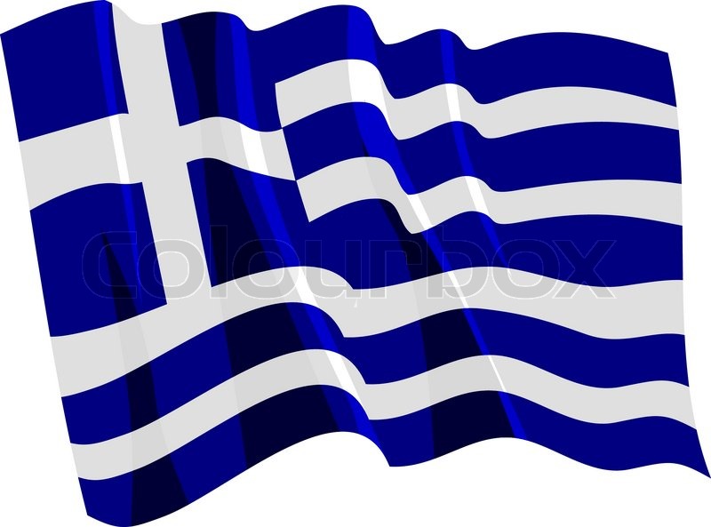 800x593 Political Waving Flag Of Greece Stock Vector Colourbox