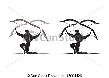 450x325 Illustration Of The Greek God Apollo Bearing A Bow And Arrow
