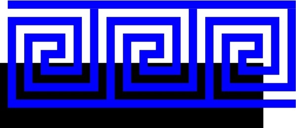 600x259 Greek Key Circle Vector Border Free Vector Download (11,066 Free