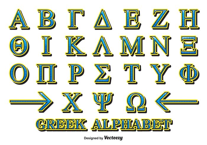 700x490 Free Vector Decorative Greek Alphabet Vector