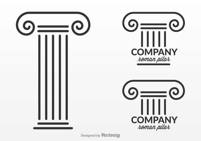 700x490 Free Roman Pillar Logo Design Vector 127921