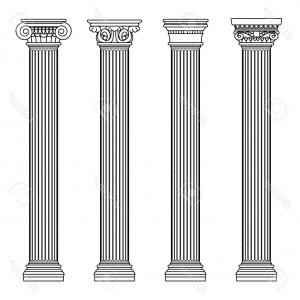 300x300 Greek Or Roman Column Pillar In Three Pieces Shopatcloth