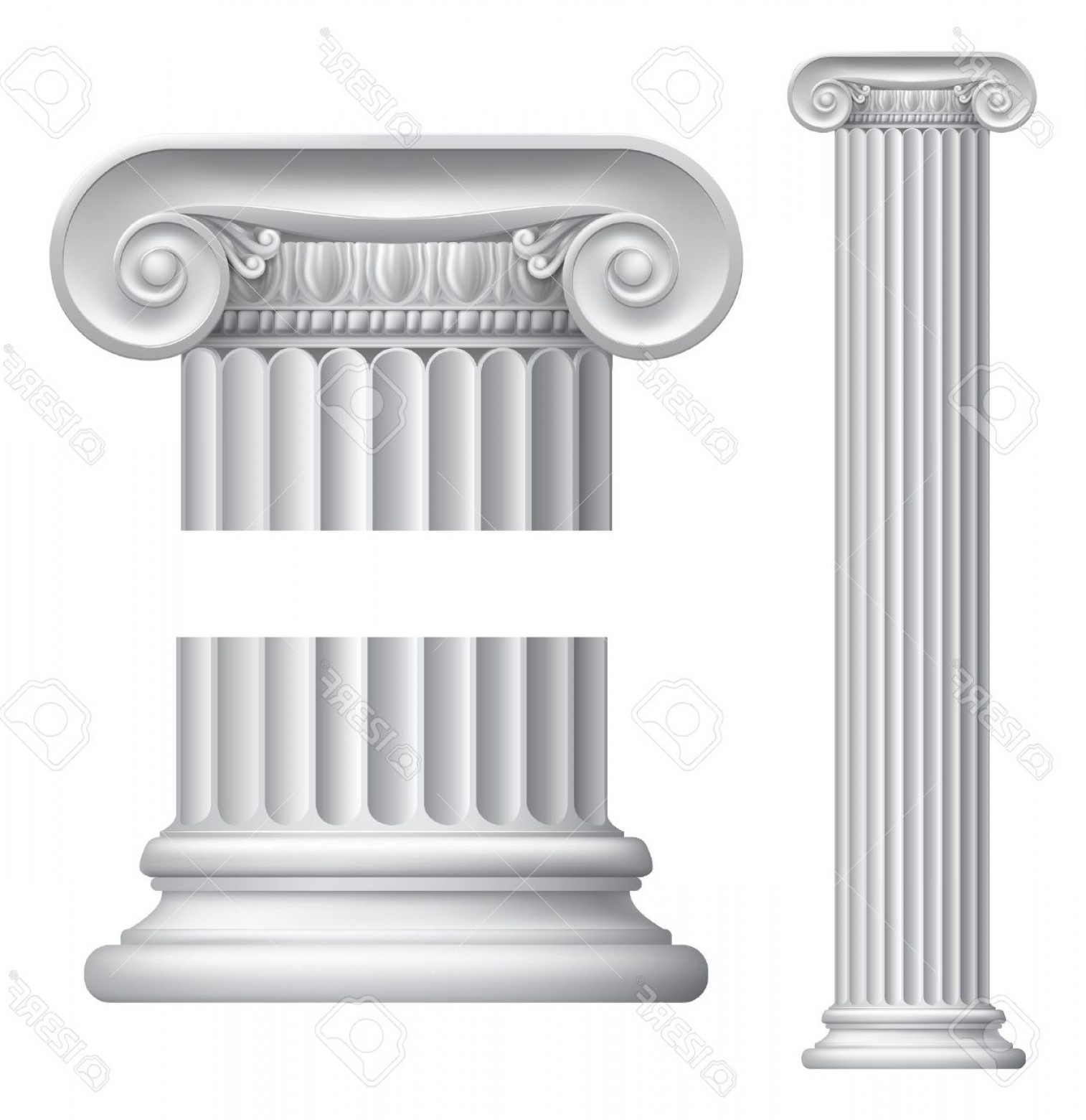 1514x1560 Photoillustration Of Classical Greek Or Roman Ionic Column Lazttweet