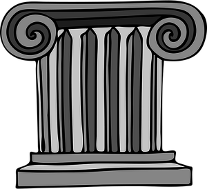 300x274 280 Free Greek Column Vector Public Domain Vectors