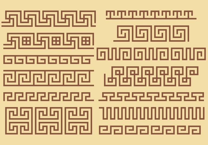 700x490 Greek Key Border Vectors