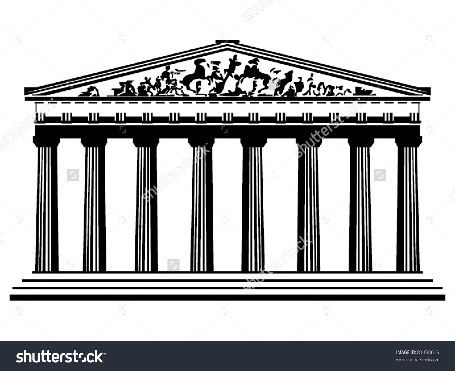 1500x1225 Greek Clipart Greek Temple