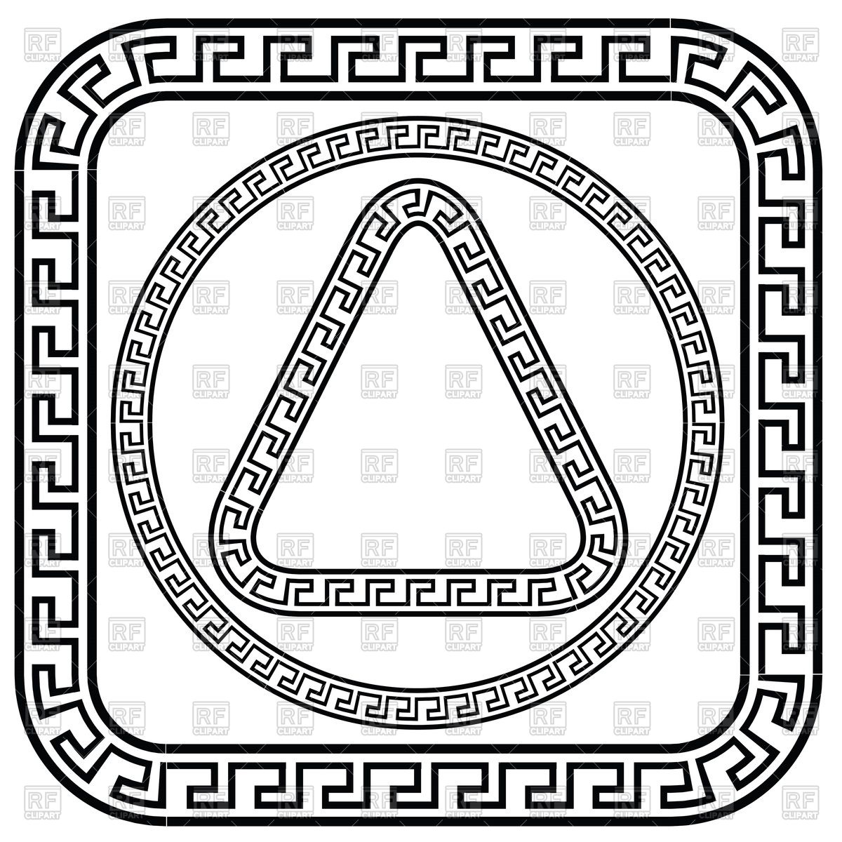 1200x1200 Greek Meander Patterns Vector Image Vector Artwork Of Design