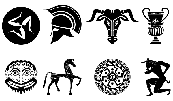 600x350 Old Vector Pack Of Ancient Greek Designs 123freevectors