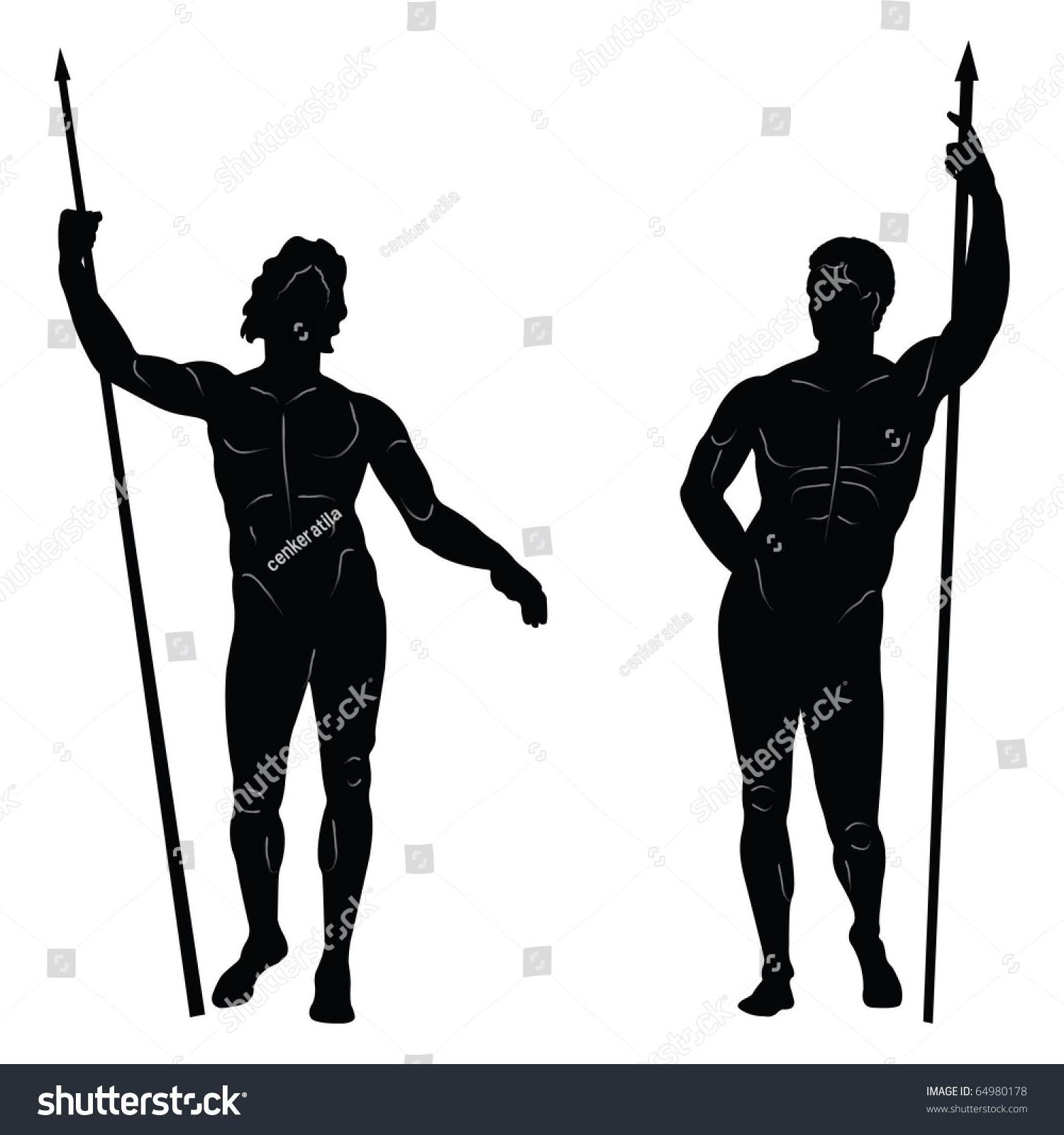 1500x1600 Best 15 Hd Stock Vector Ancient Greek Warrior Statue Cdr Photos