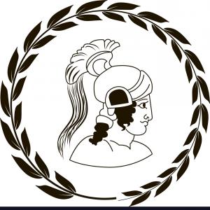 300x300 Decorative Logo With The Ancient Greek Warrior Vector Lazttweet