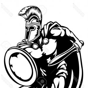 300x300 Photostock Vector Spartan Roman Or Trojan Gladiator Ancient Greek