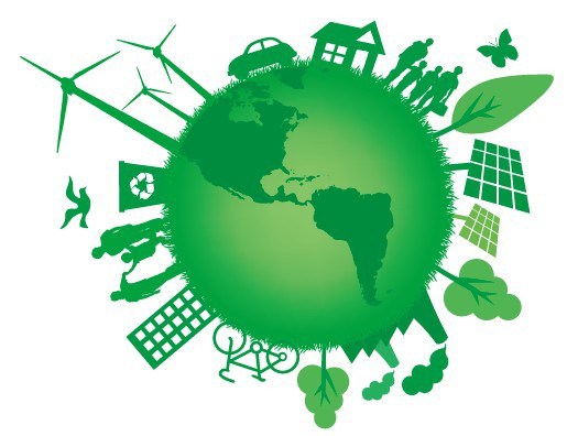 515x396 Free Blue Planet Green Earth Concept Illustration Vector 04