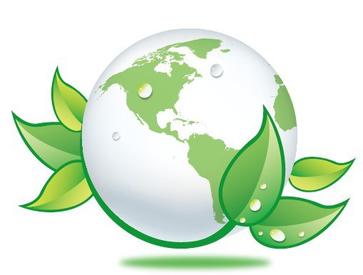 509x386 Free Blue Planet Green Earth Concept Illustration Vector 06