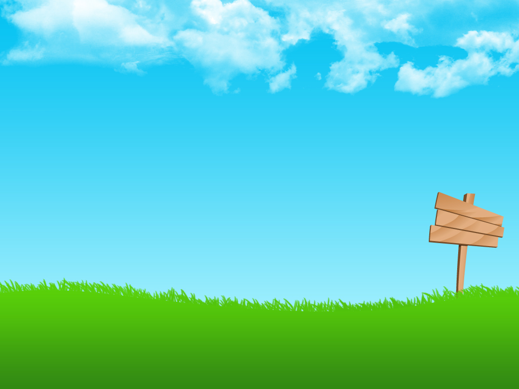 1024x768 Grass Clipart Blue Sky