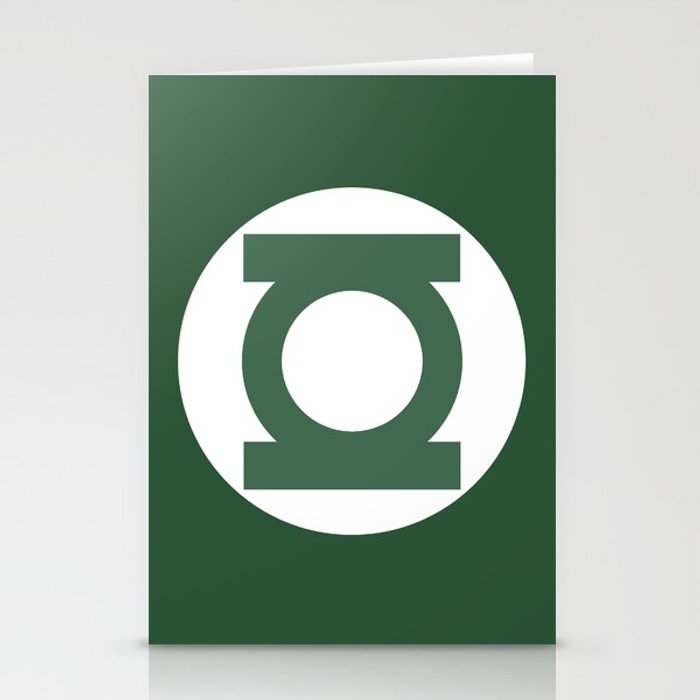 700x700 Green Lantern Vector Logo Stationery Cards By Thevectorstudio