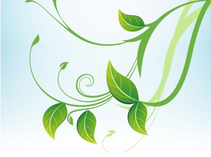 424x316 Green Leaves Vector Graphic Ai,eps Format Free Vector Download