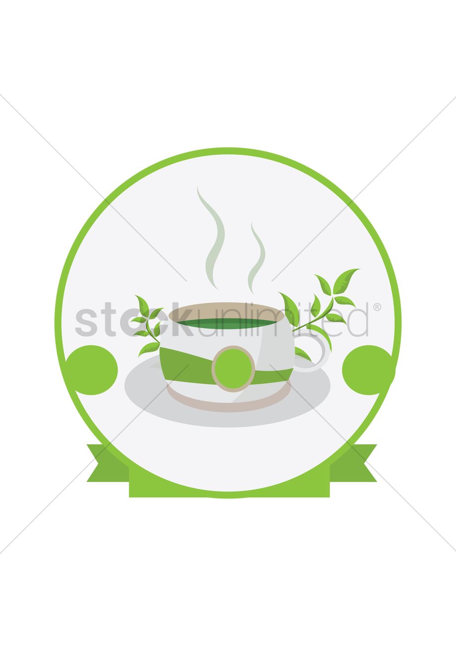 919x1300 Free Green Tea Vector Image