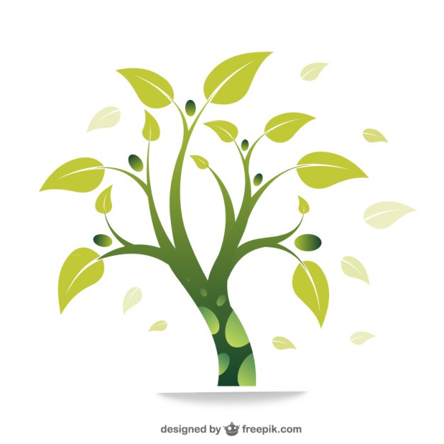 626x626 Eco Green Tree Vector Vector Free Download