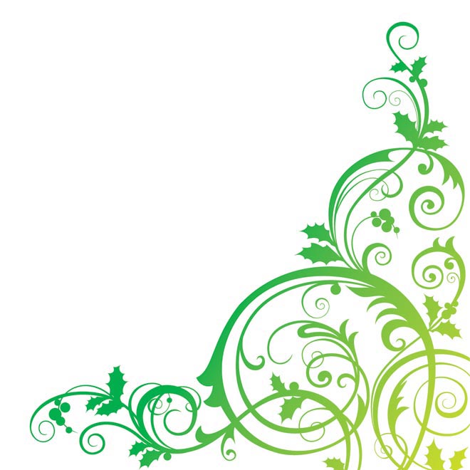 660x660 Floral Background Green Vector Illustration By Cgvector
