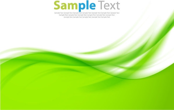 600x380 Green Vector Waves Abstract Background Free Vector In Encapsulated