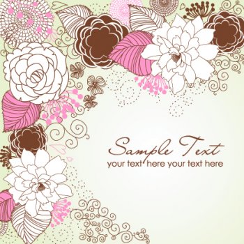 350x350 Greeting Cards Vector