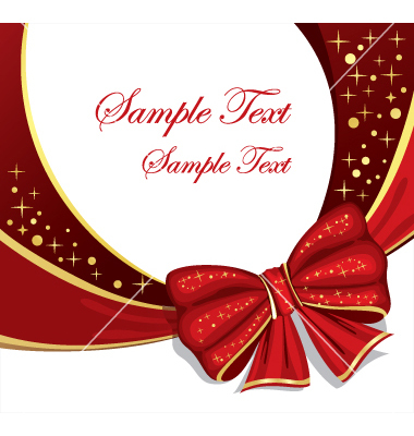 380x400 Vector Greeting Card