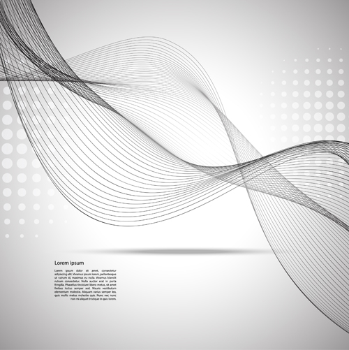 500x501 Gray Wave Background Vectors 06 Free Download