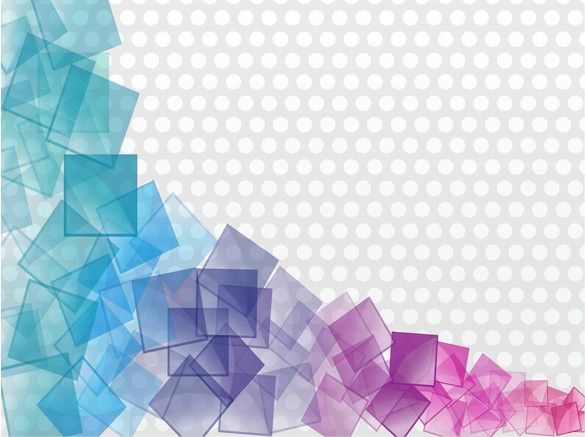 585x437 Xoo Plate Transparent Color Cubes Abstract Background