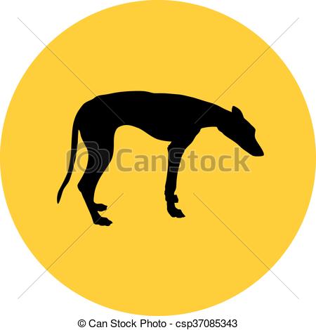 450x470 Greyhound Eps Vector
