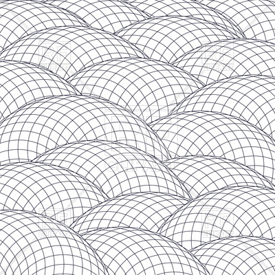 400x400 Abstract Hills Covered With Grid Vector Image Vector Artwork Of