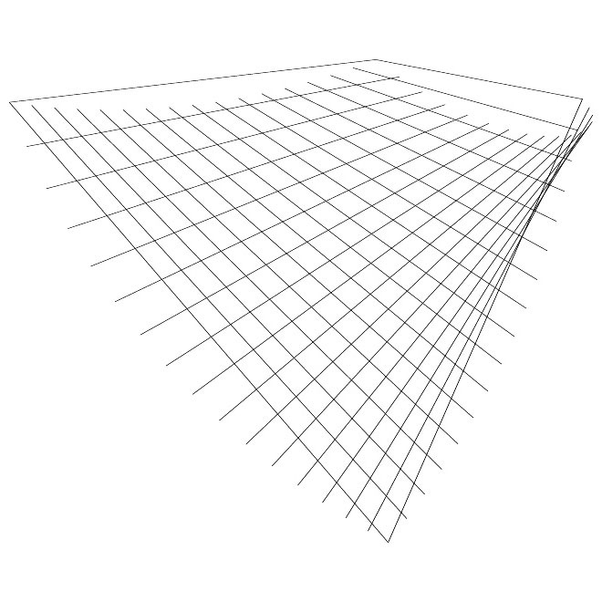 660x660 Perspective Grid Shape Vector