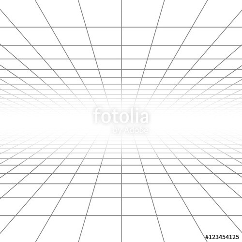 500x500 Ceiling And Floor Perspective Grid Vector Lines, Architecture