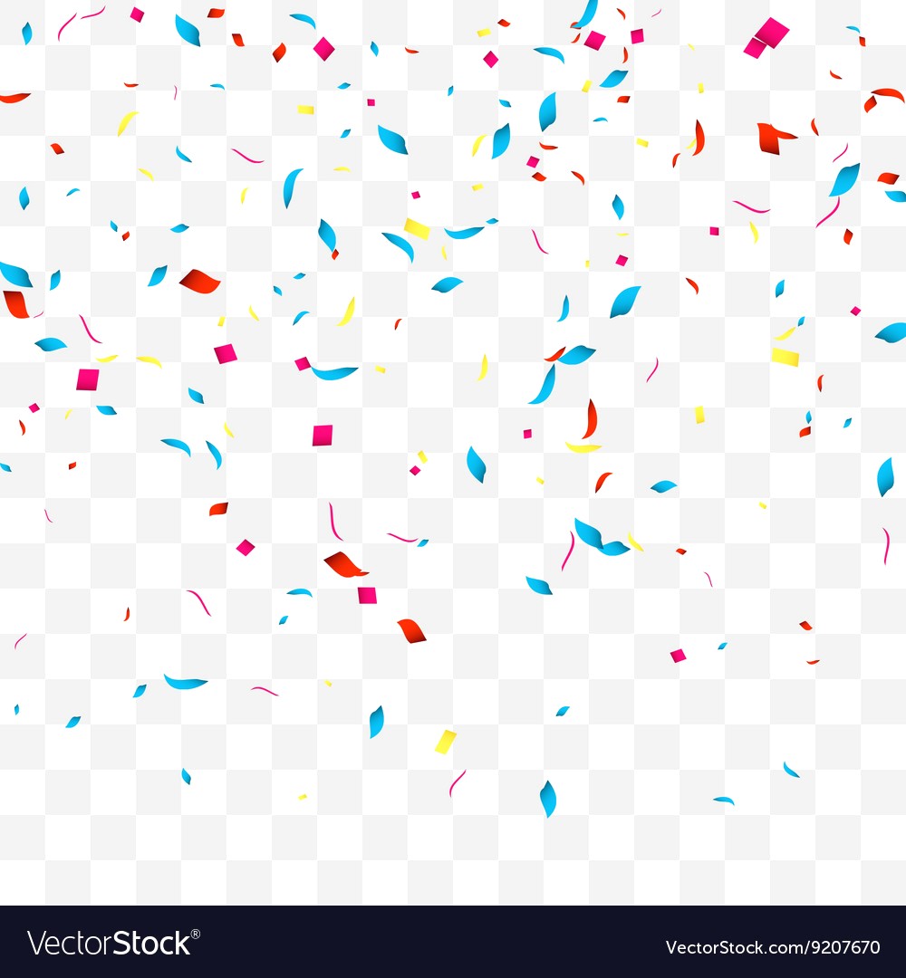 1000x1080 Confetti Background Over Transparent Grid Vector 9207670 15