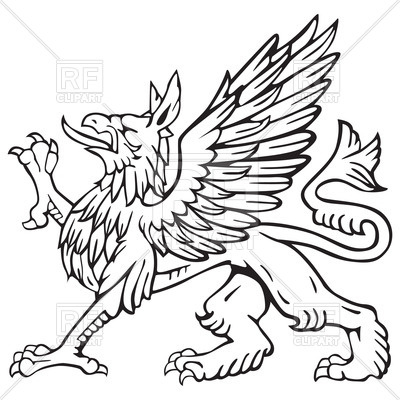 400x400 Heraldic Griffin Vector Image Vector Artwork Of Signs, Symbols