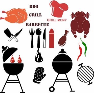 372x368 Barbecue Grill Vector Free Vector Download (95 Free Vector) For