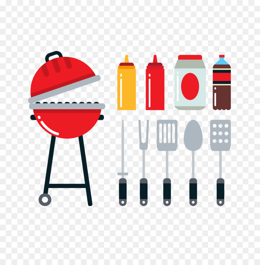 900x920 Barbecue Picnic Flat Design Icon