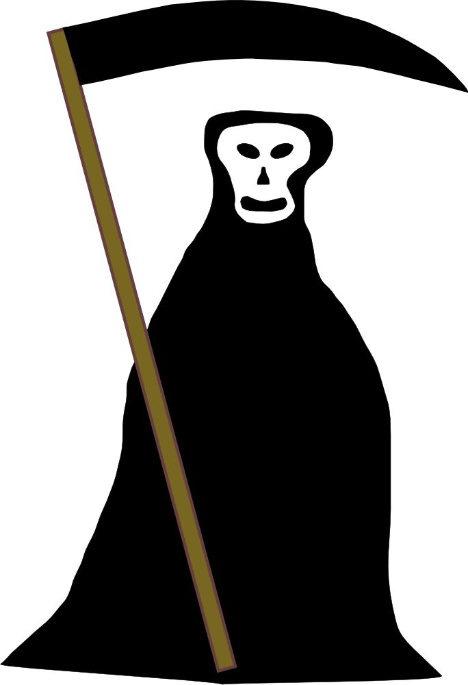 684x1000 Grim Reaper Clipart