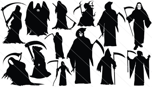 610x350 Grim Reaper Clipart Side View ~ Frames ~ Illustrations ~ Hd Images