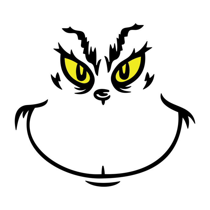 Grinch Face Vector at GetDrawings | Free download