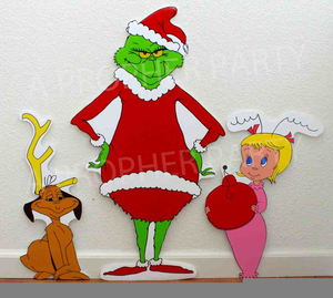 300x269 How The Grinch Stole Christmas Clipart Free Images