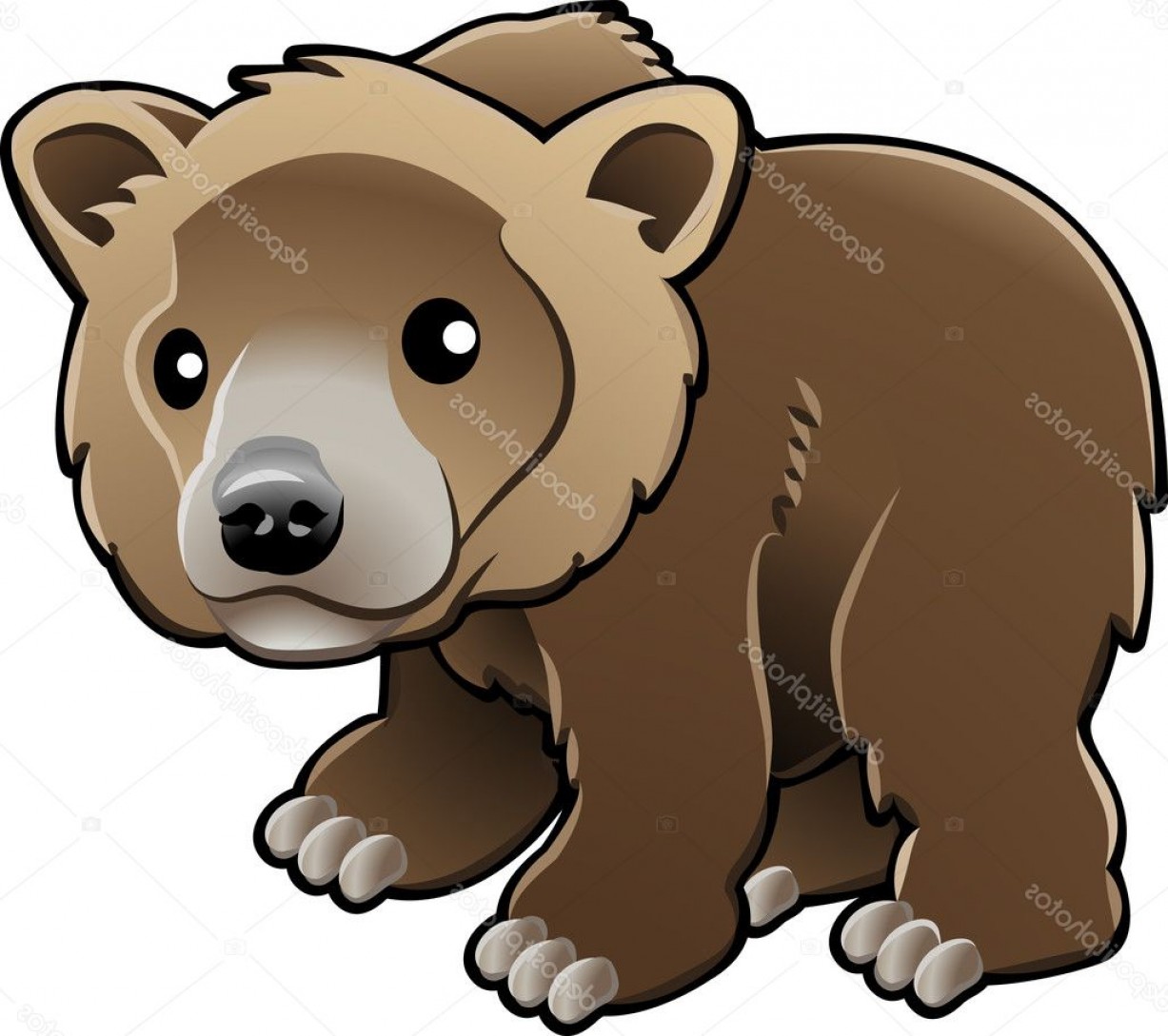 1227x1089 Baby Grizzly Bear Vector Arenawp