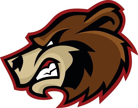 469x367 Bear Mascot Logo Vector Art Illustration Grizzlies Bears Logos